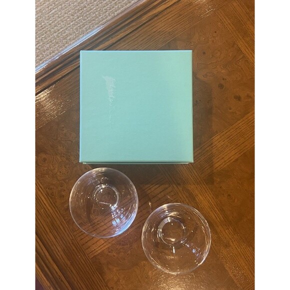 Vintage Tiffany & Co. Crystal Bowls & Original Box - Picture 8 of 16